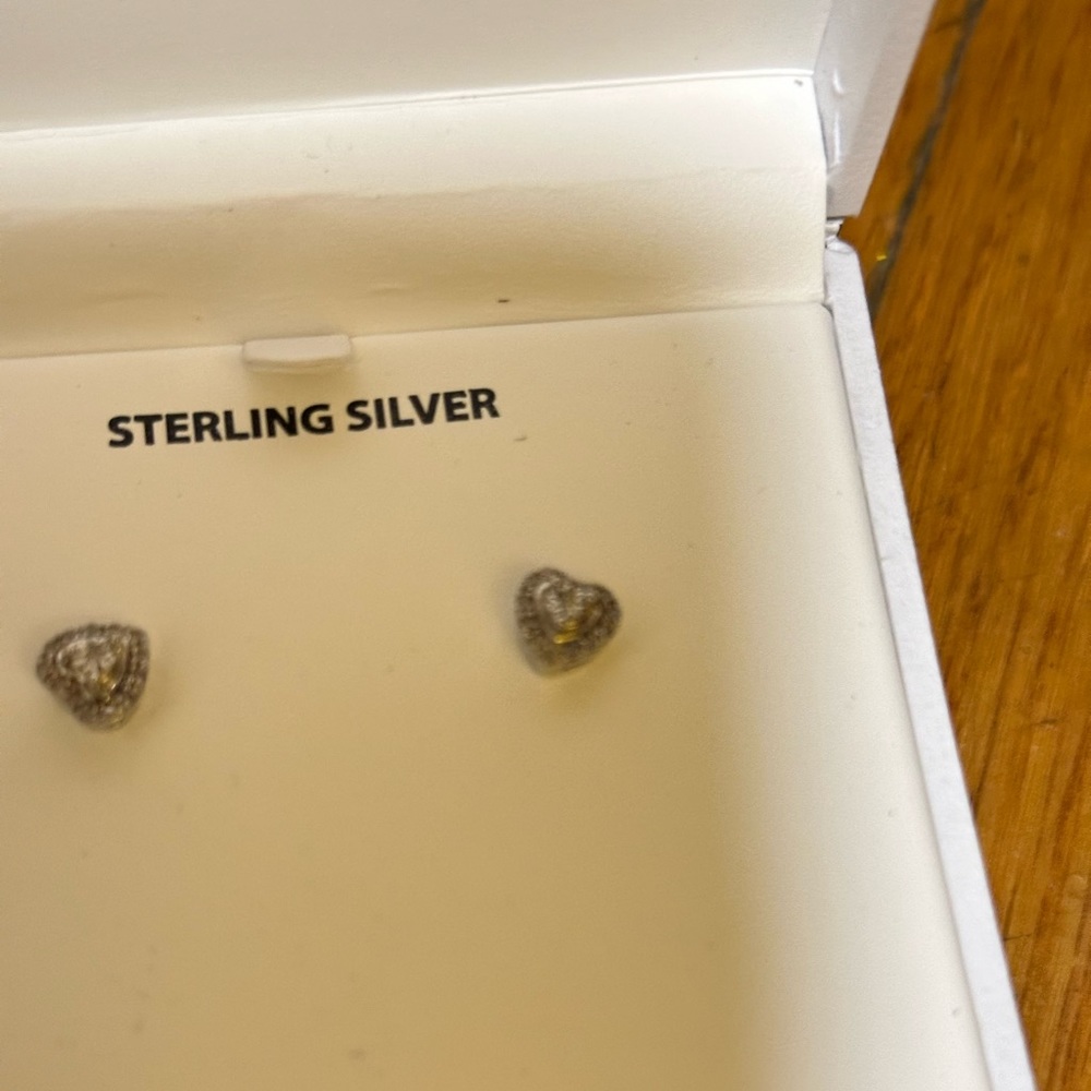 Diamond Sterling earrings